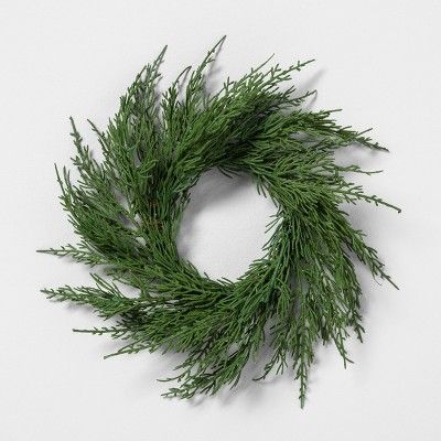 Mini Wreath Cedar - Hearth & Hand™ with Magnolia | Target