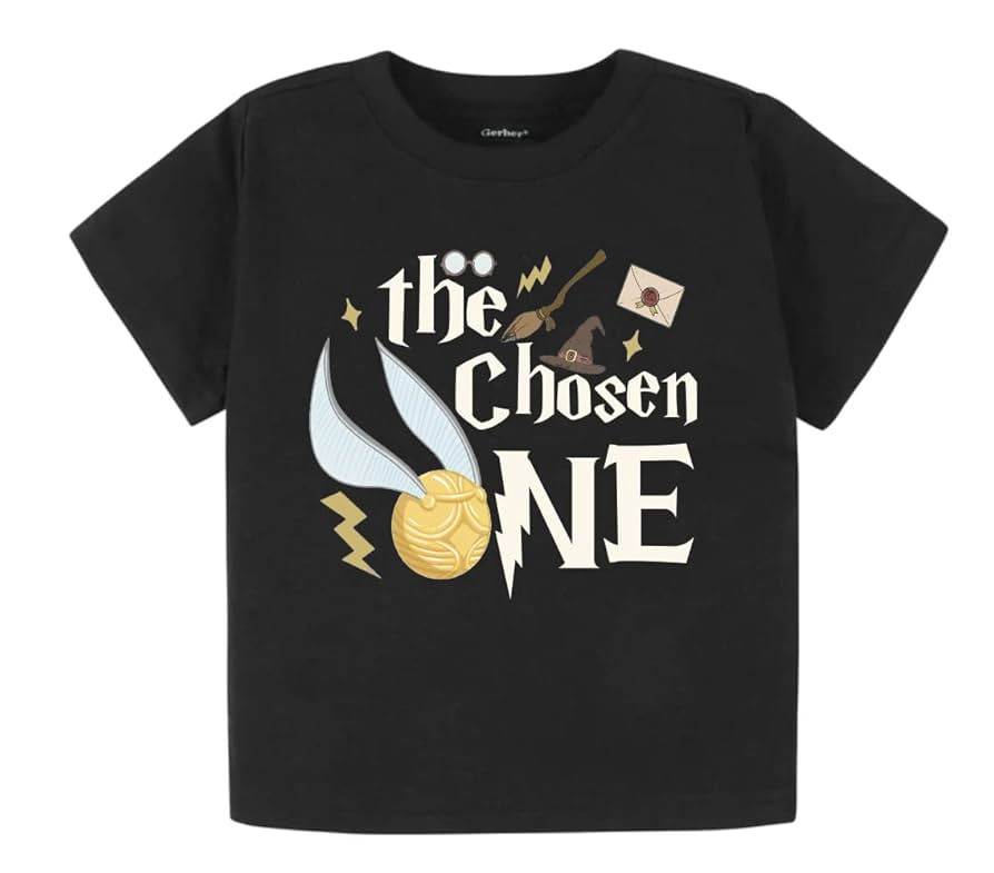 The Chosen One First Birthday shirt Chosen One 1st Birthday Shirt Wizard Birthday Tee boy girl bi... | Amazon (US)
