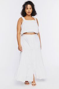Plus Size Tiered Maxi Skirt | Forever 21 (US)