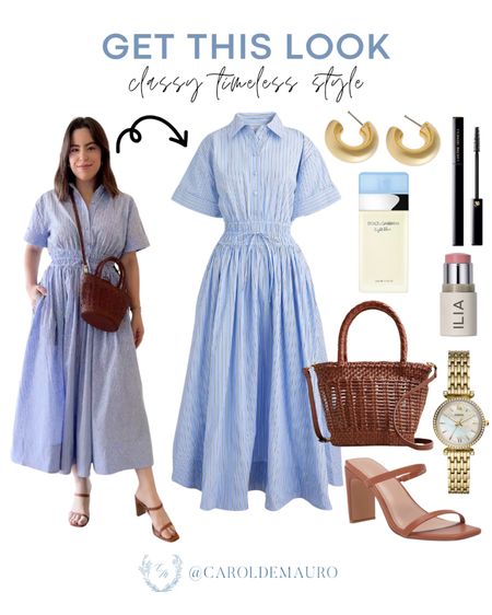 The best classy shirt dress! The fit is amazing and I'm wearing a size 0. Pair it with this adorable bag and comfy heels .
#vacationoutfit #travellook #petitestyle #springfashion

#LTKshoecrush #LTKstyletip #LTKSeasonal