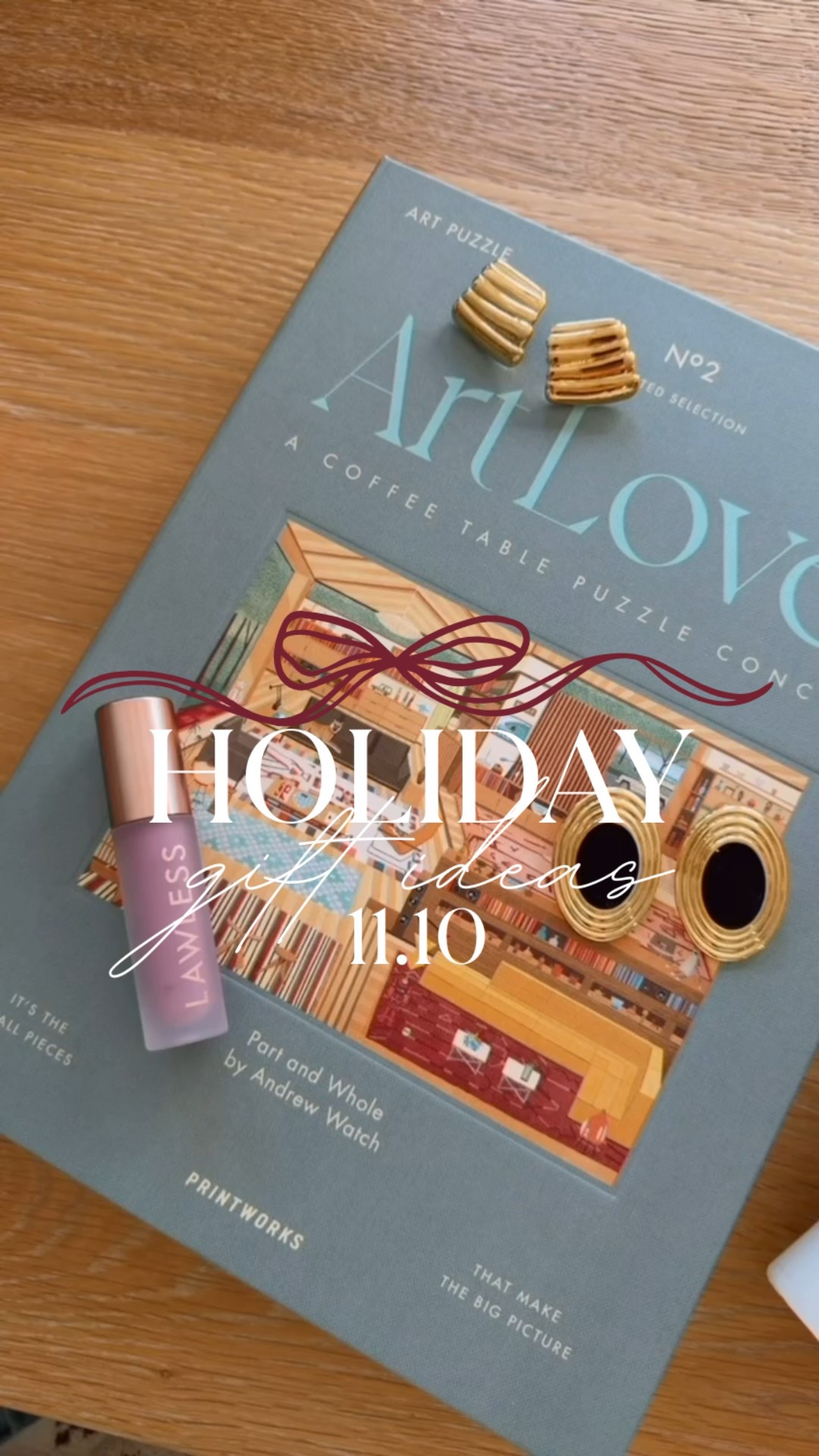 Here are the gifts I shared today! I shared a puzzle, two pairs of earrings, lip gloss, a mug, and hand wash! I will be posting several series of gifts during the holiday season to help you get your Christmas shopping done!

Loverly Grey, Shopbop, gift ideas, friend gift ideas, white elephant gifts, gift ideas for her

#LTKGiftGuide #LTKHoliday