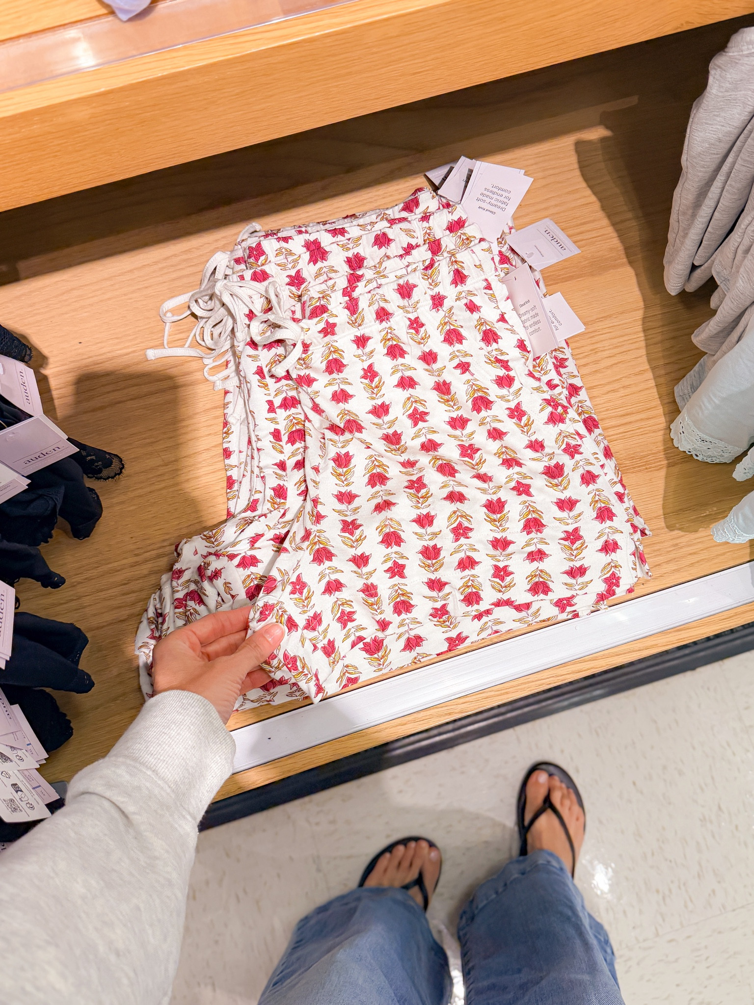 Cute Pajama shorts at Target.