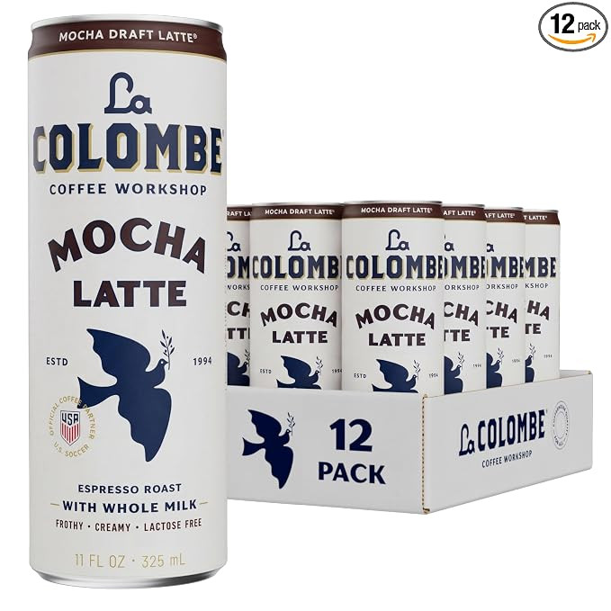 La Colombe Coffee, Mocha Draft Latte, 11 fl oz Cans (Pack of 12), Coffeehouse Quality Cold Brew, ... | Amazon (US)
