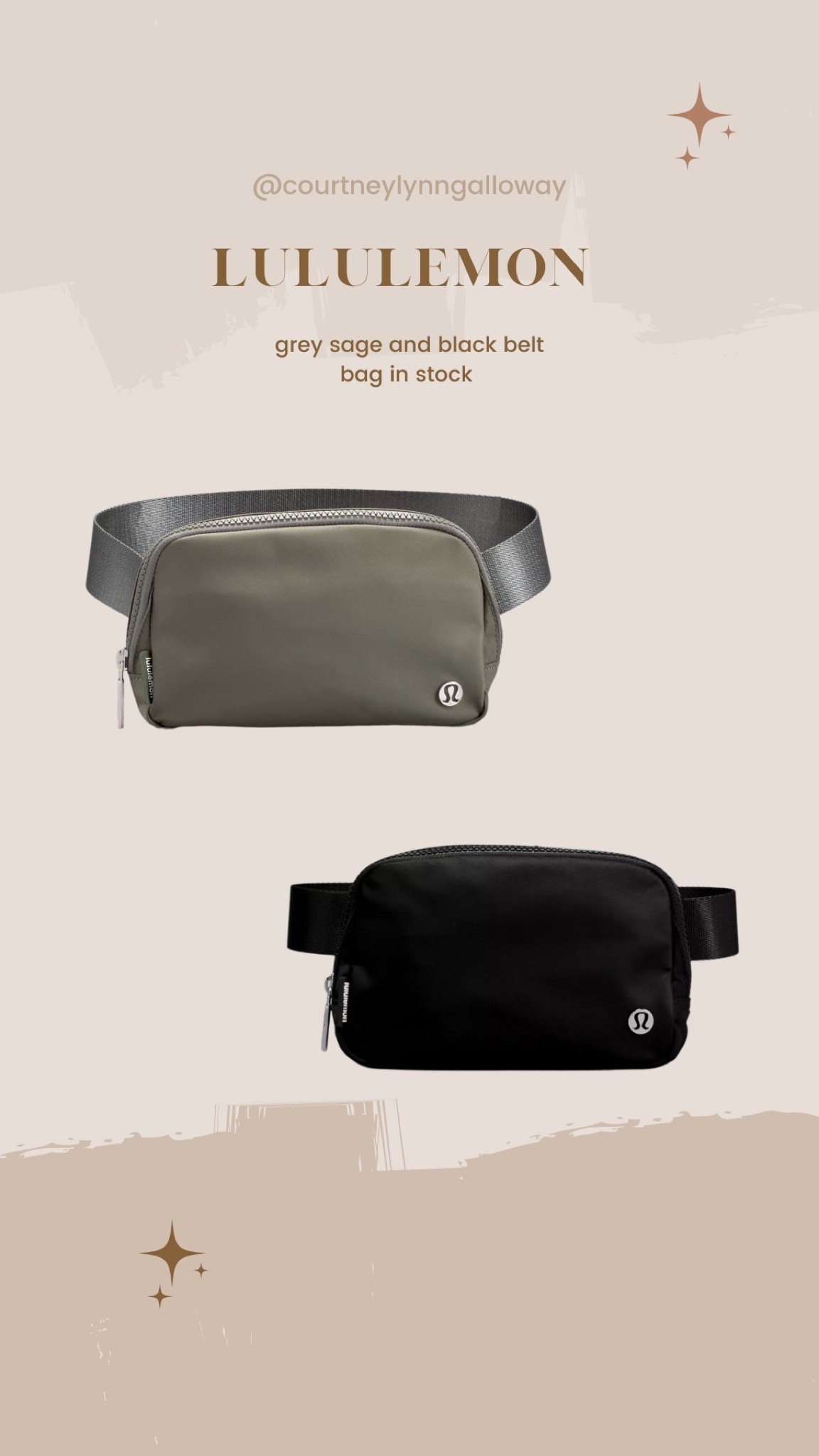 Grey belt bag in stock and black, honestly black is my most worn! #beltbag #lululemon 



#LTKFind #LTKstyletip #LTKGiftGuide