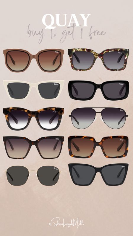 Buy one get one free just in time for summer! 

#summerstyle #vacationfaves #sunglasses #sunnyday 

#LTKtravel #LTKSeasonal #LTKsalealert