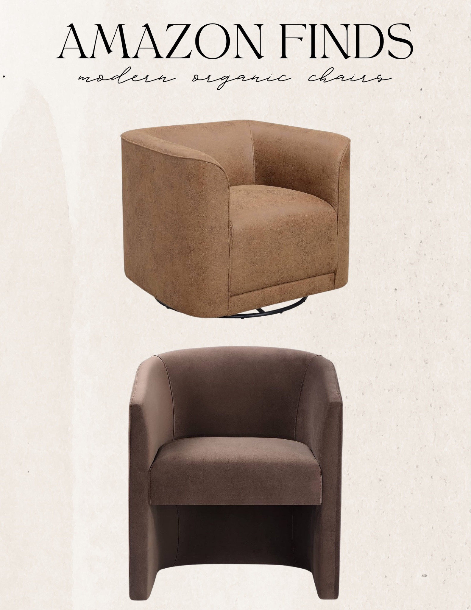 Modern organic amazon chairs. 

#LTKhome #LTKstyletip #LTKsalealert