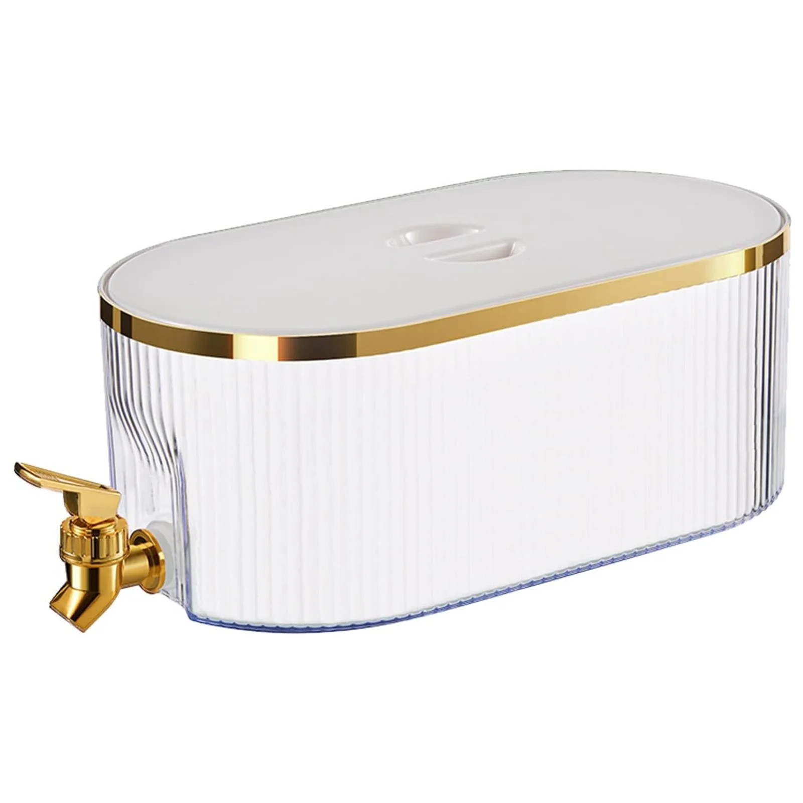 5.3L Drink Dispenser for Refrigerator with Spigot Adults Space-Saving | Party Beverage Jug, Lemon... | Walmart (US)