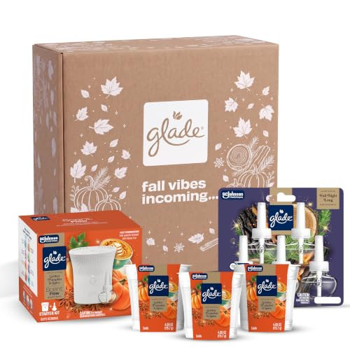 Glade Fall Fragrance Set, Golden Pumpkin & Spice, Fall Night Long, Bundle | Amazon (US)