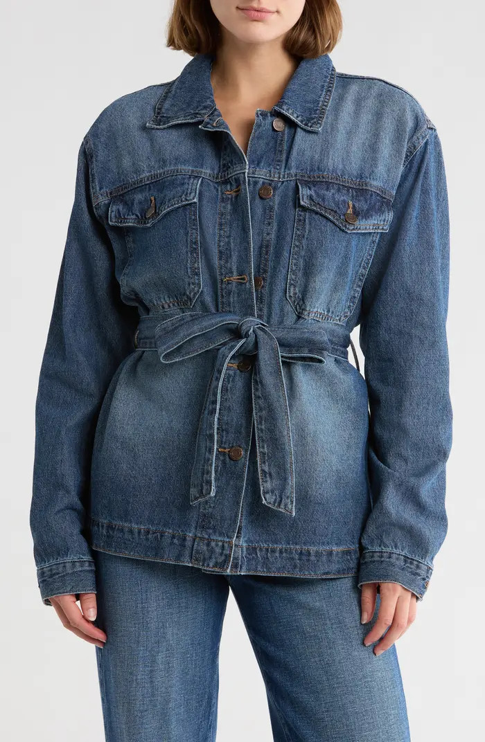 Belted Denim Shacket | Nordstrom Rack