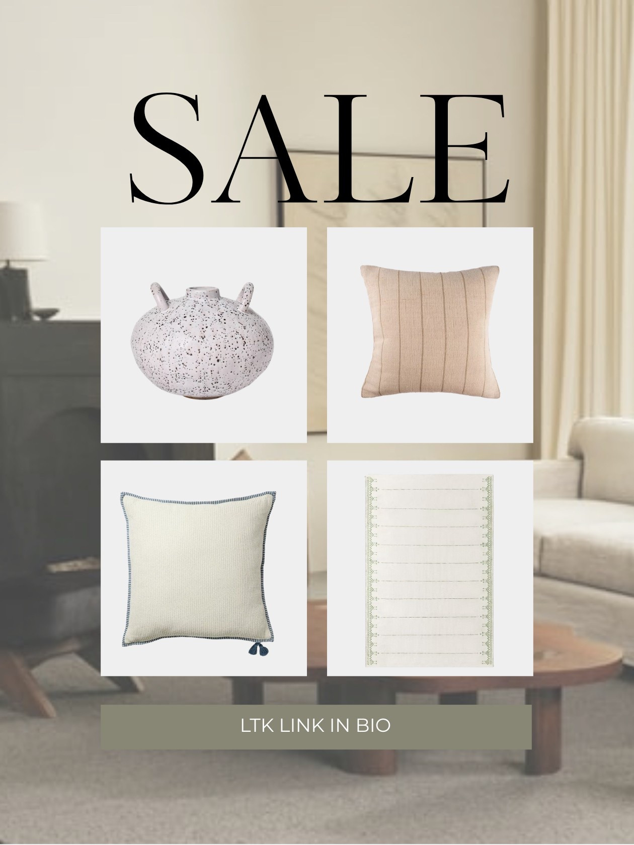 Target sale alert! These chic finds are the perfect (and budget-friendly!) way to spruce up any space. From stylish pillows to rugs and vases, you’ll want to grab these before they’re gone for good, trust us, they won’t last long!

#TargetStyle #TargetSaleFinds #ChicOnABudget #HomeStyleSteals #InteriorDeals #DesignOnADime #AffordableHomeDecor #SpruceYourSpace #TargetHome #MustHaves

#LTKStyleTip #LTKHome