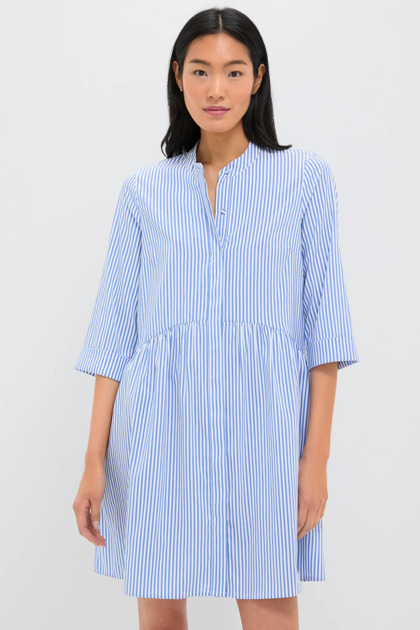 Blue Stripe Royal Shirt Dress | Tuckernuck (US)