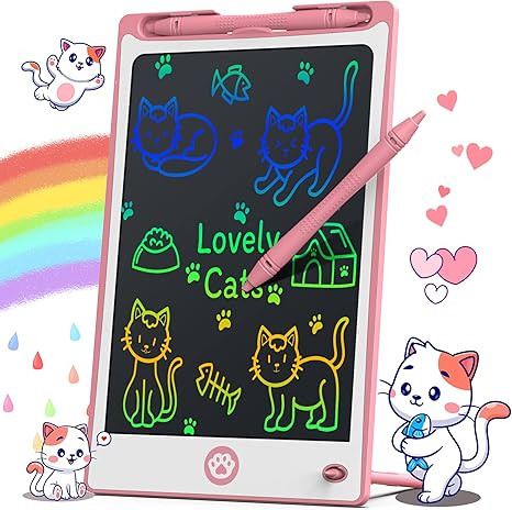 Hockvill LCD Writing Tablet for Kids, 8.8 Inch Learning Toys for 3 4 5 6 7 Year Old Girls Boys, T... | Amazon (US)