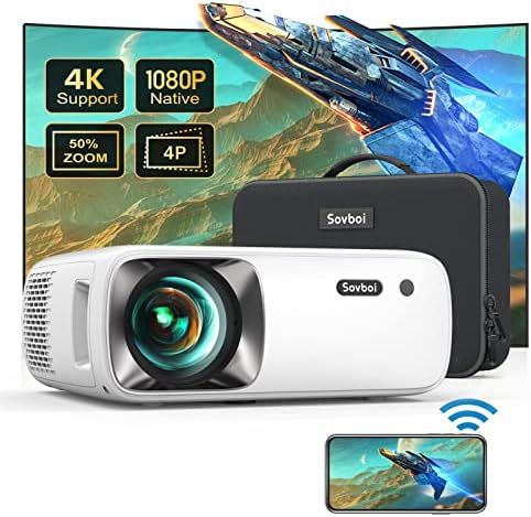 5G WiFi Outdoor Bluetooth Projector 4K Supported: 12000L 400 ASIN Native 1080P Projector, 4D/4P K... | Amazon (US)