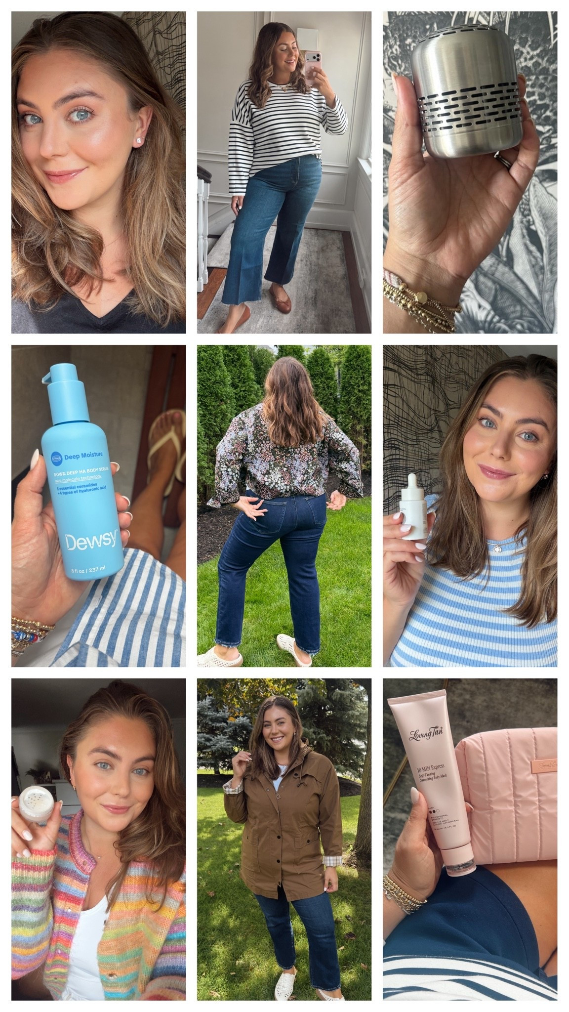 What you’re loving most in September - earrings, jeans, deodorizer that works for 10 years, body serum, the cutest fall jacket, hair regrowth serum, secret under eye powder (shade translucent), raincoat my mom told us all to get, 10-minute self tanner!

#LTKSeasonal #LTKBeauty #LTKHome
