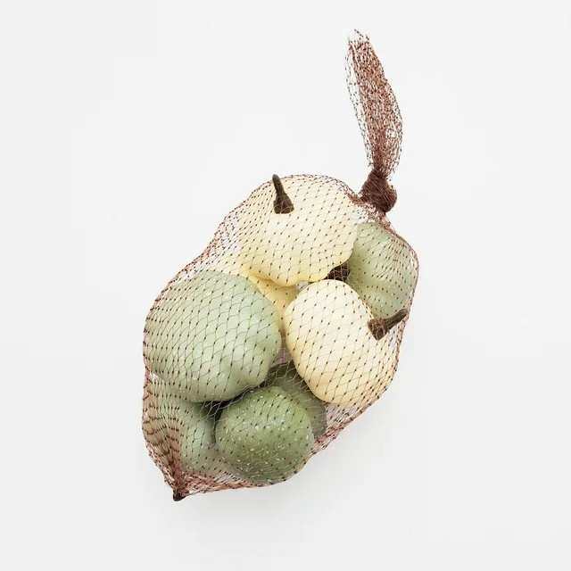 Fall, Harvest 8CT White/Green Foam Pumpkins Bag Decoration, 32-40 mm, Way to Celebrate | Walmart (US)