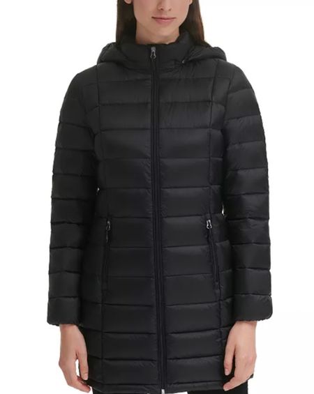 Women’s Packable Hooded Coat Black #wintercoat #womenscoat #outerwear 

#LTKSeasonal #LTKHoliday #LTKGiftGuide