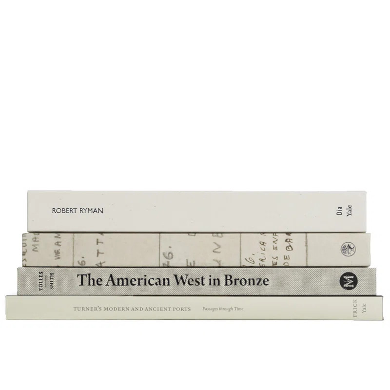 Booth & Williams 4 Piece Beach ColorStak Authentic Decorative Book Set | Wayfair North America