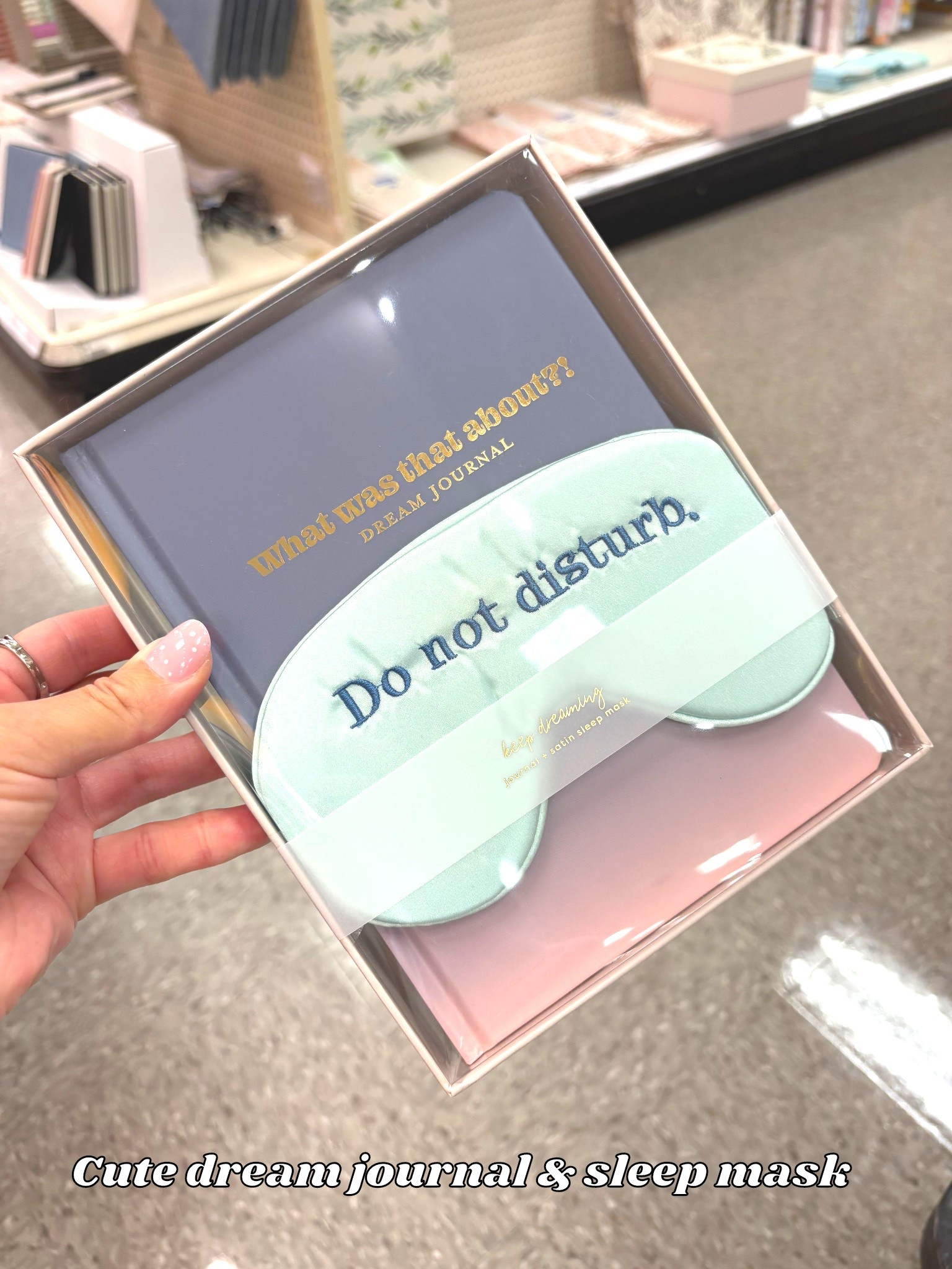 When I Dream Journal Sleeping Journal with Sleep Mask #journal #dreamjournal #giftideas #giftsunder15 #target #targetfinds 

#LTKselfcare #LTKHoliday #LTKGiftGuide