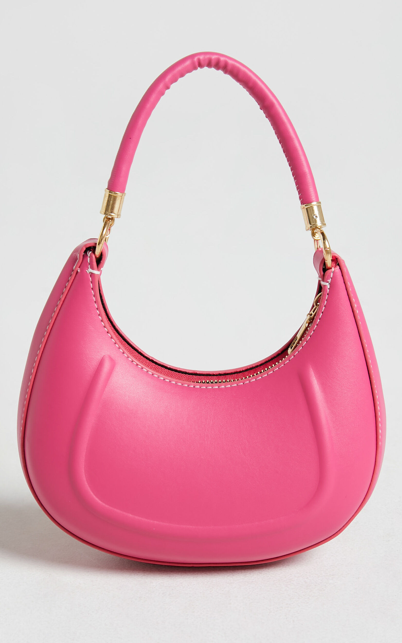 Demetria Bag - Half Moon Two Strap Bag in Pink | Showpo (US, UK & Europe)
