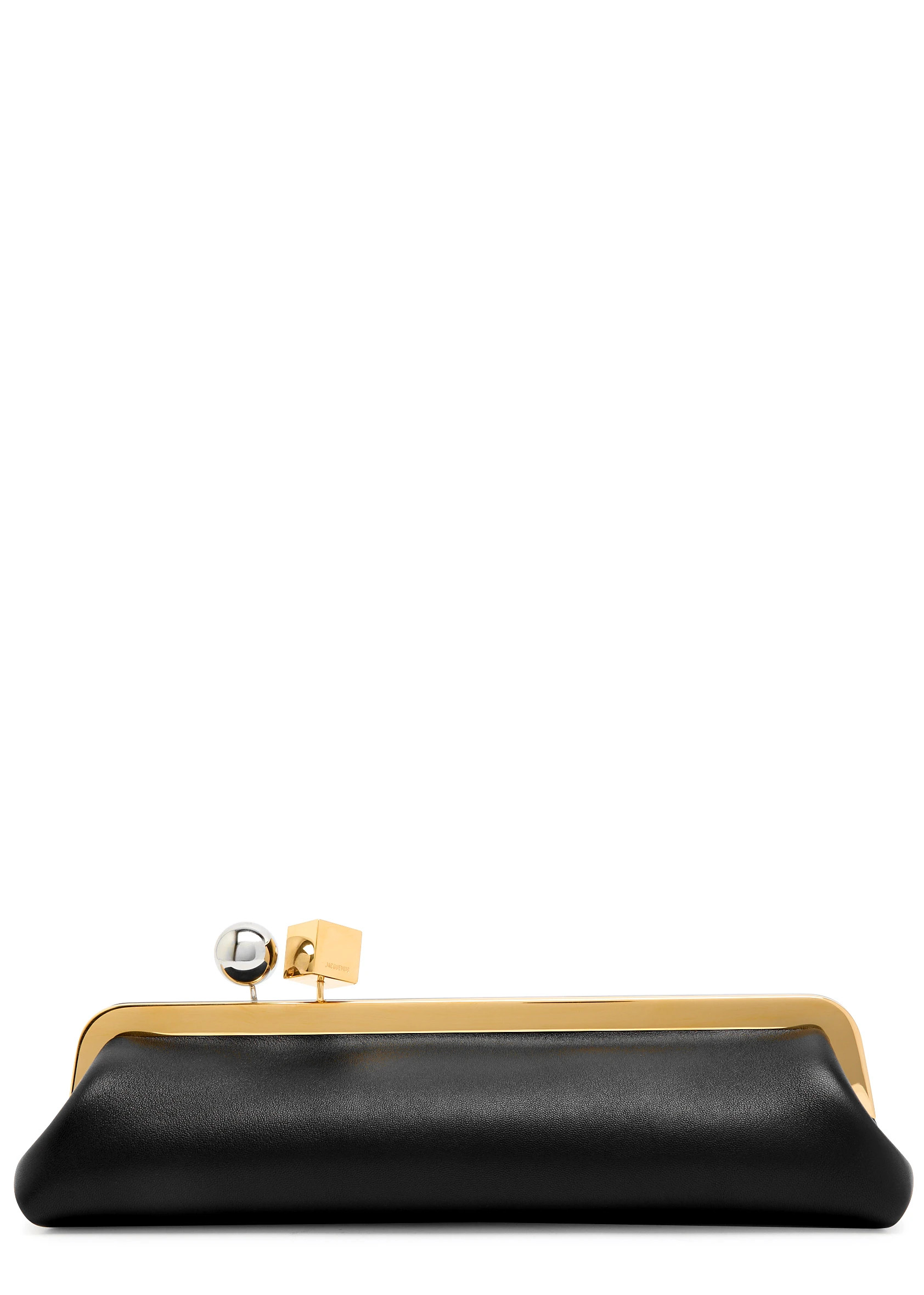 La Pochette Salon leather top handle bag | Harvey Nichols