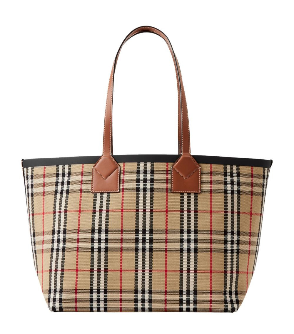 Medium Check Cotton London Tote Bag | Harrods