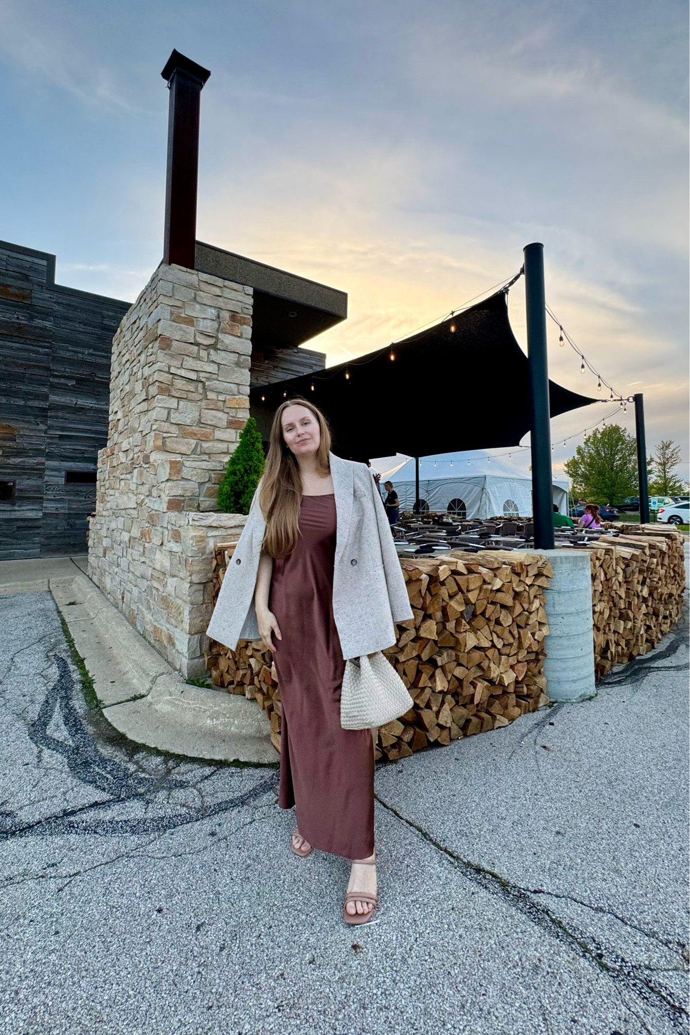 Let’s take a moment for this chocolate silk maxi dress 🤎

#LTKmidsize