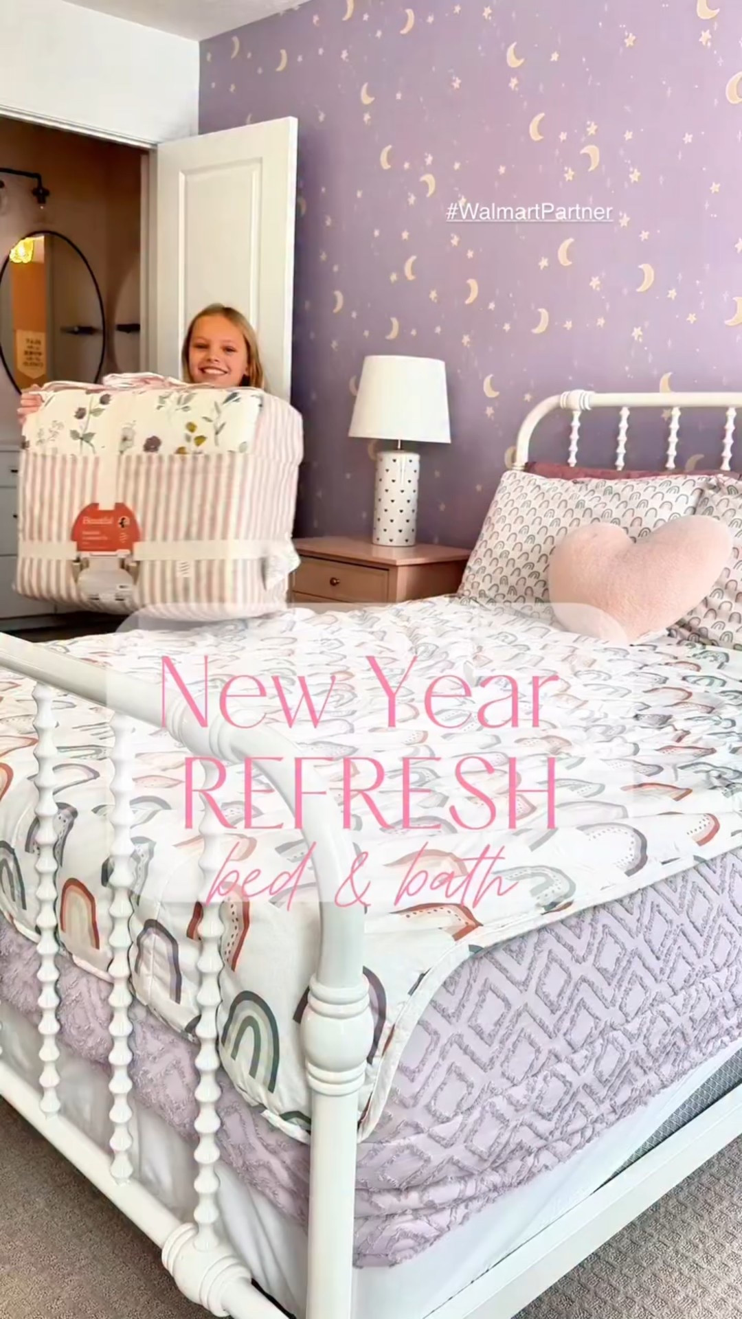 Watching her reaction never gets old 🥹✨
We kicked off the new year with a little refresh—and suddenly she has a big kid room. All items from the Beautiful by Drew collection! 

#LTKmomlife #LTKHome #LTKKids