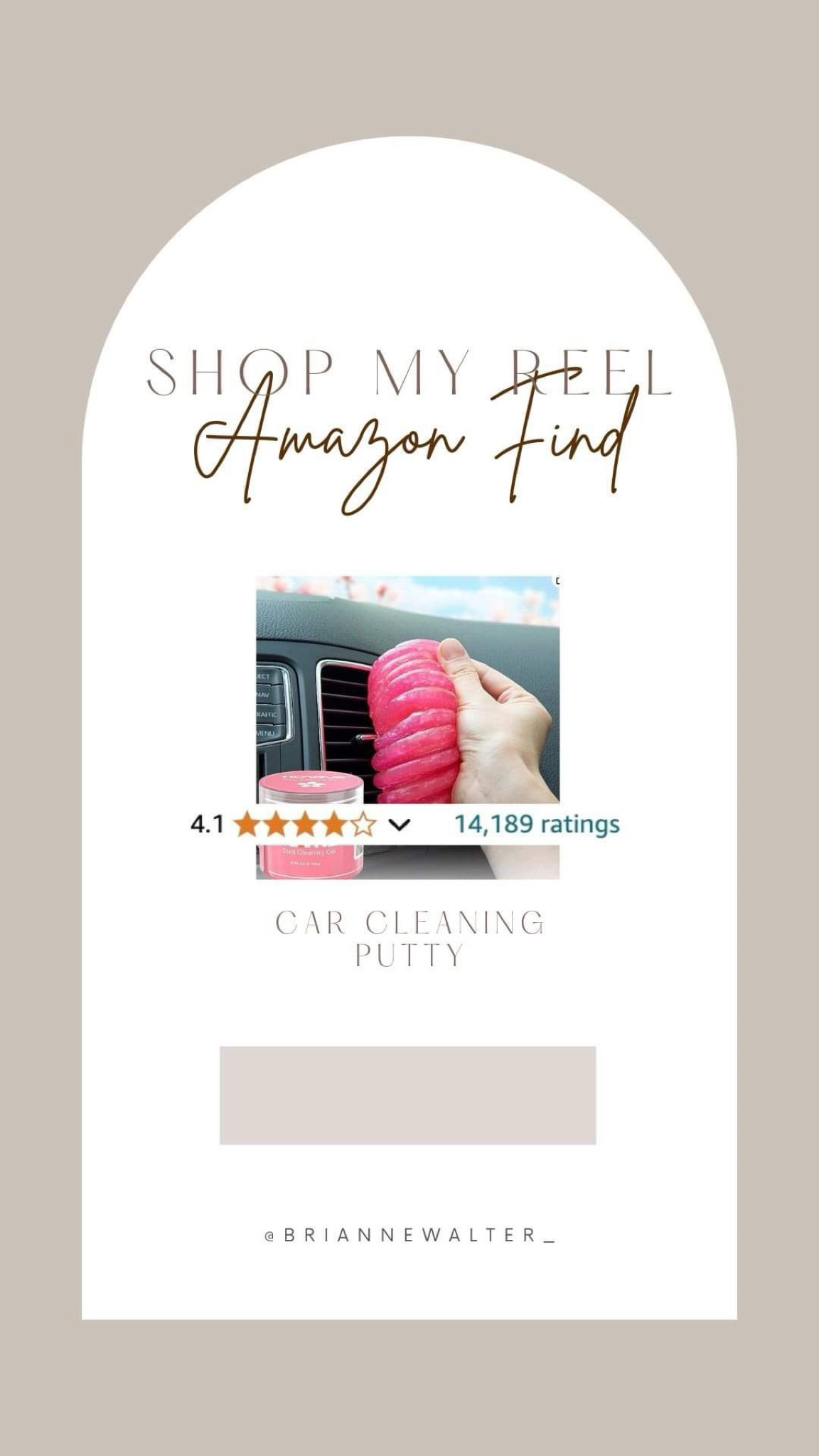 Car Cleaning Amazon Find! 
This putty is going to be your new car cleaning bestie! It picks up everything and anything! From kids snacks, to dirt, dust, sand and even pine needles. Seriously, it’s the best and super affordable! Currently on sale and available in numerous colours! 




Cleaning gadget, cleaning tips, cleaning tools, car clean, car cleaning, affordable home gadget, affordable cleaning tool, affordable find, Amazon, found it on Amazon, viral products

#LTKHome #LTKSaleAlert #LTKFindsUnder50