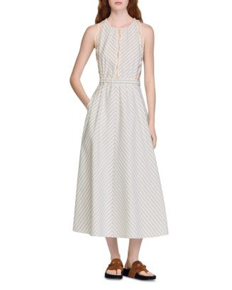 Sandro Striped Cotton Maxi Dress | Bloomingdale's Women | Bloomingdale's (US)