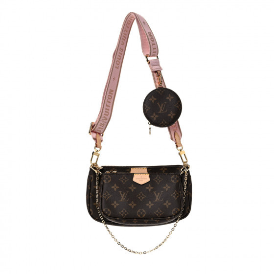 LOUIS VUITTON Monogram Multi Pochette Accessories Rose Clair | Fashionphile