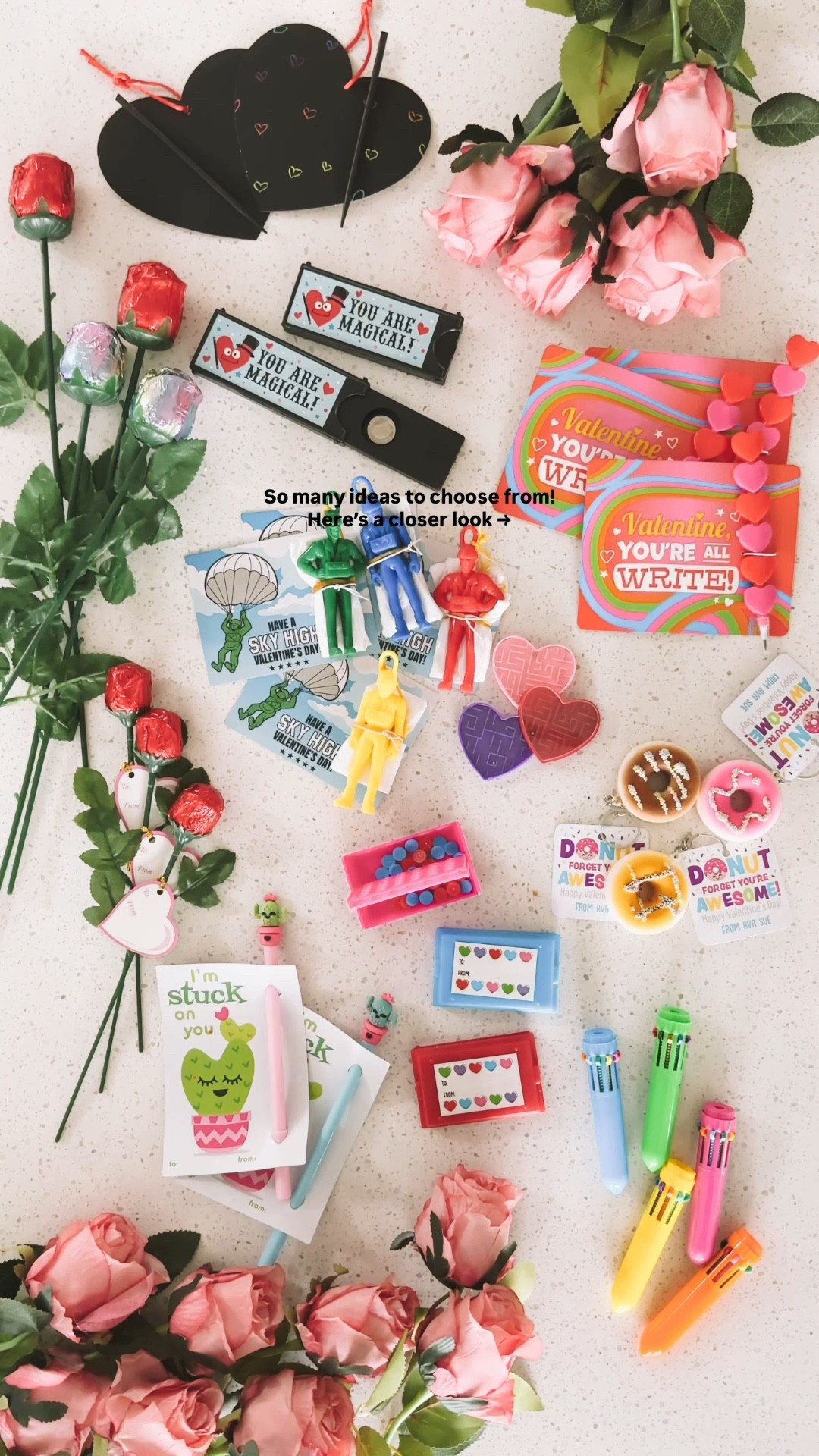 If you’re tired of the same old candy valentines, these are SUCH fun alternatives 🤍
I rounded up 10 unique Valentine’s Day ideas for kids that are perfect for school — non-candy, creative, and things kids actually get excited about.
From mini games to squishies and fun pens, these are all classroom-friendly and easy to hand out.

#LTKSeasonal #LTKmomlife #LTKKids
