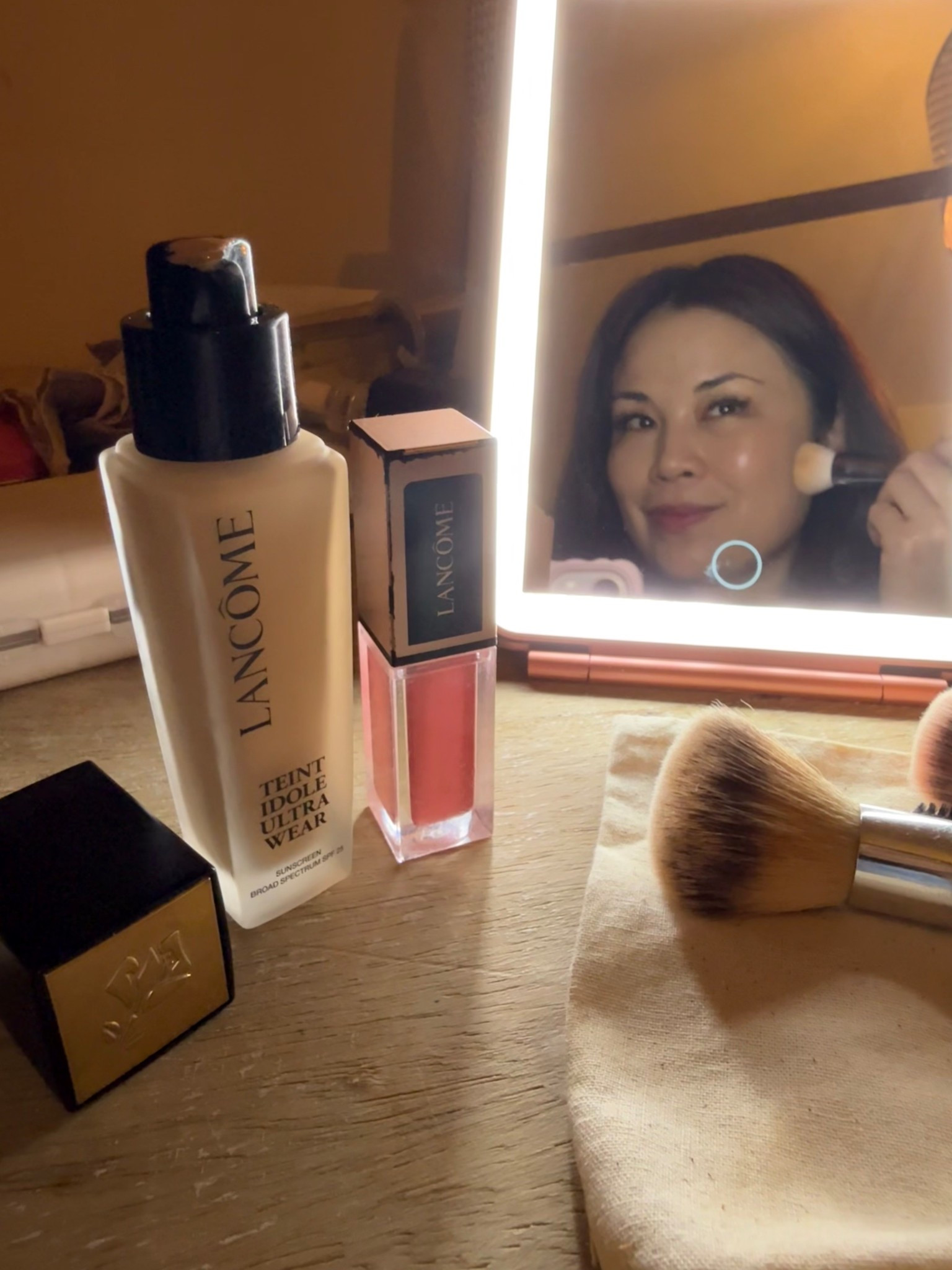Getting ready in Milan with new and old beauty faves from Lancome + a must have mirror when traveling  

#LTKBeauty #LTKFindsUnder50