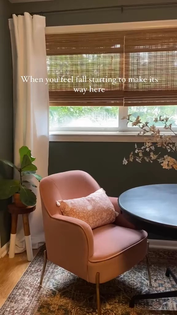 Creating this office was such a fun project. I layered this window with a bamboo Roman shade and white curtains. Adding a table and chairs instead of a desk was a fun change for the space. And I added some faux florals for a touch of early fall.

#office #officedesign #officestyle #officedecor #homeoffice #homedesign #homestyling

#LTKSeasonal #LTKHome