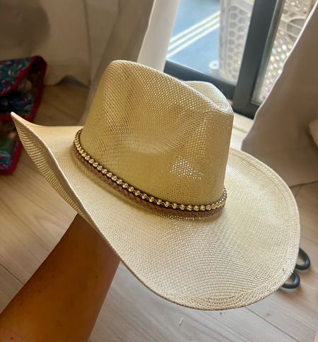 OBSESSED. $15. I cut off the original band and added my own. I linked both here 💁🏼‍♀️
Beach hat. Straw hat. Cowgirl hat. DIY. Vacation essential  

#LTKstyletip #LTKswim #LTKSpringSale