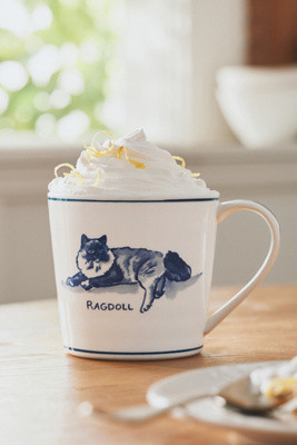 Stoneware Cat Mugs | Anthropologie (US)