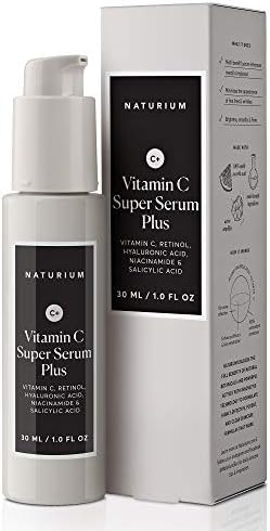 Naturium Vitamin C Super Serum Plus Retinol, Niacinamide, Hyaluronic & Salicylic Acid, to Smooth ... | Amazon (US)