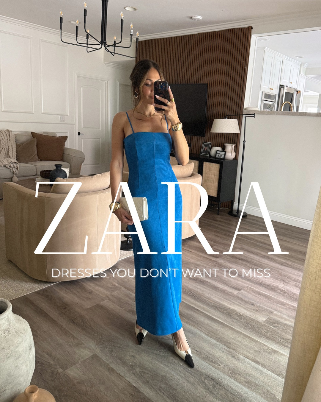 Zara has been so good lately and these dresses are exactly what I mean when I say elevated, minimal, and timeless

everything is linked — don’t wait on these ✨
Sizing info 
Look 1
Faux suede dress / small 
Look 2
Halter midi dress/ medium 
Look 3
Flowy halter dress /XS
LOOK 4
Nylon jumpsuit / small 
Look 5
Modi Strappy dress : small 
Look 6
Belted midi dress / XS
LOOK 7
Belted midi dress beige /xs
I’m 5’4”/130