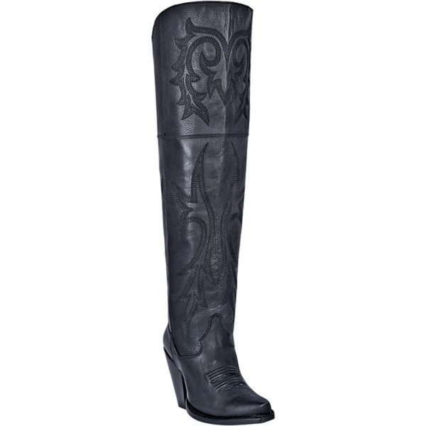 Women's Dan Post Jilted Western Boots 7.5 Black | Scheels