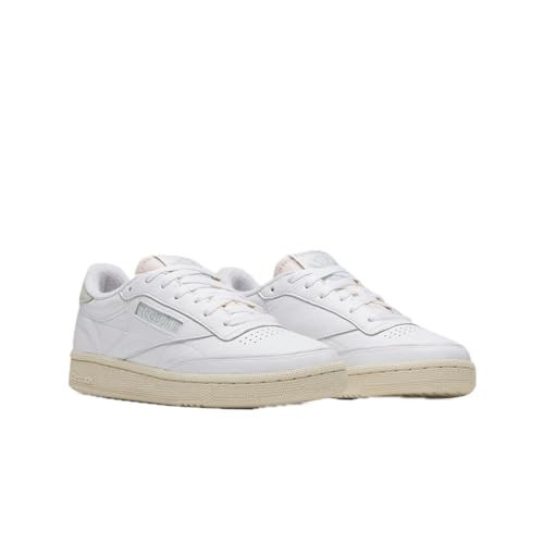 Reebok Womens Club C 85 Vintage,Footwear White/Paper White/Vintage Green,9.5 | Amazon (US)