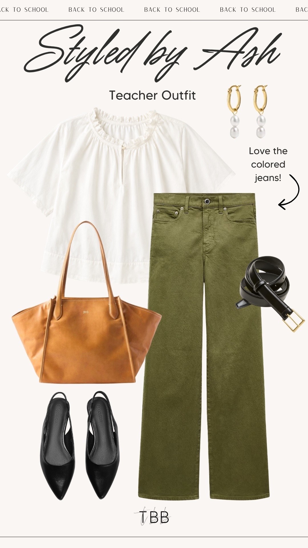 Teacher outfit inspo with colored jeans that also come in tall sizes!

#LTKTall #LTKWorkwear