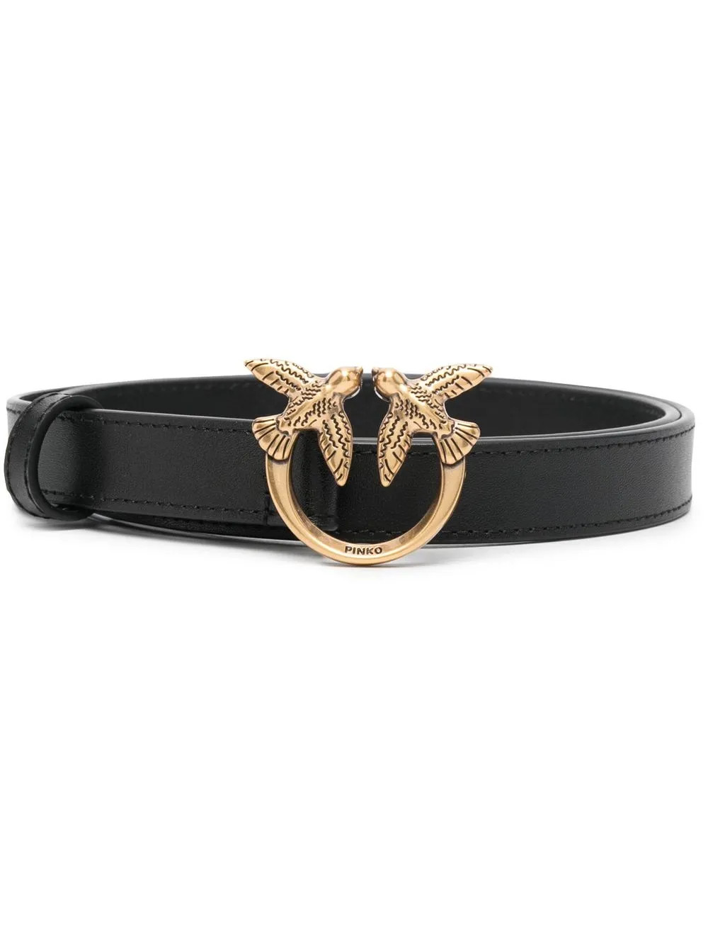 Love logo-buckle leather belt | Farfetch Global