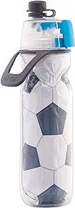 O2COOL Insulated Mist N' Sip Water Bottle - 20 oz, Soccer (HMLDP07) | Amazon (US)
