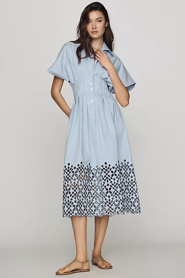 Tobie Eyelet Shirtdress by Exquise | Anthropologie (US)