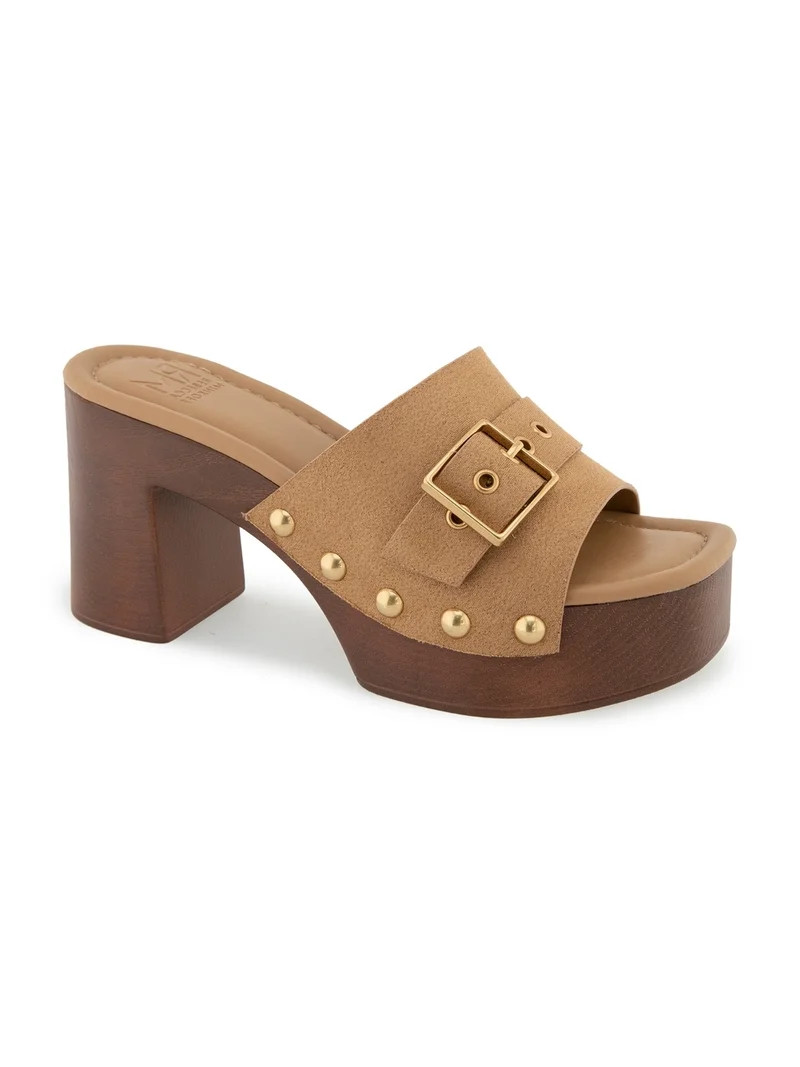RM Rebecca Minkoff Women's Jade Studded Heeled Clog | Walmart (US)