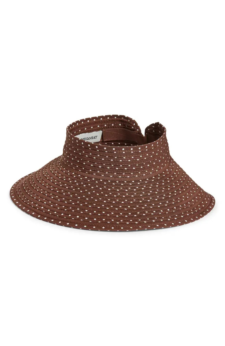 Polka Dot Roll-Up Visor | Nordstrom
