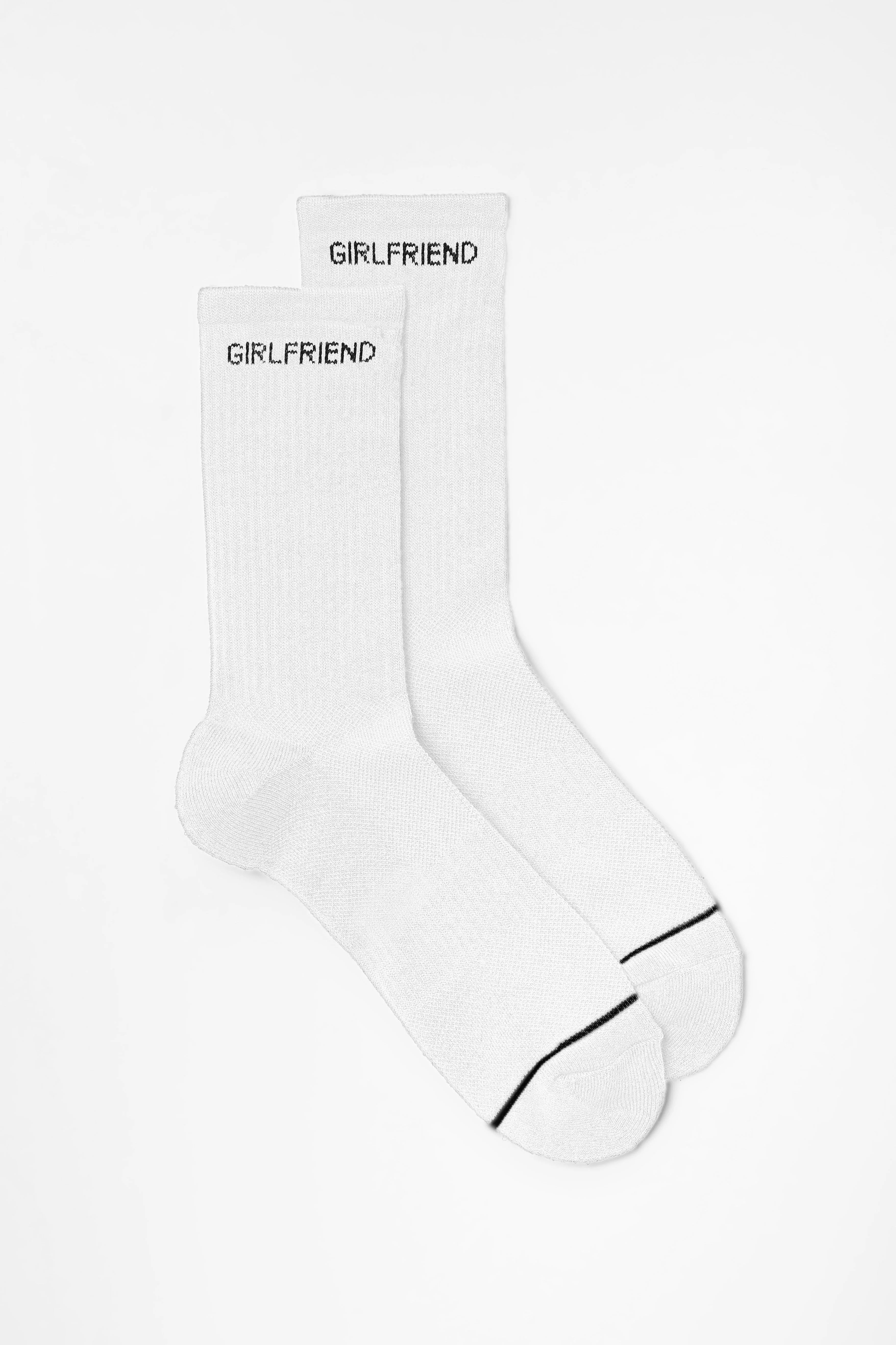 White Girlfriend Crew Sock | Girlfriend Collective