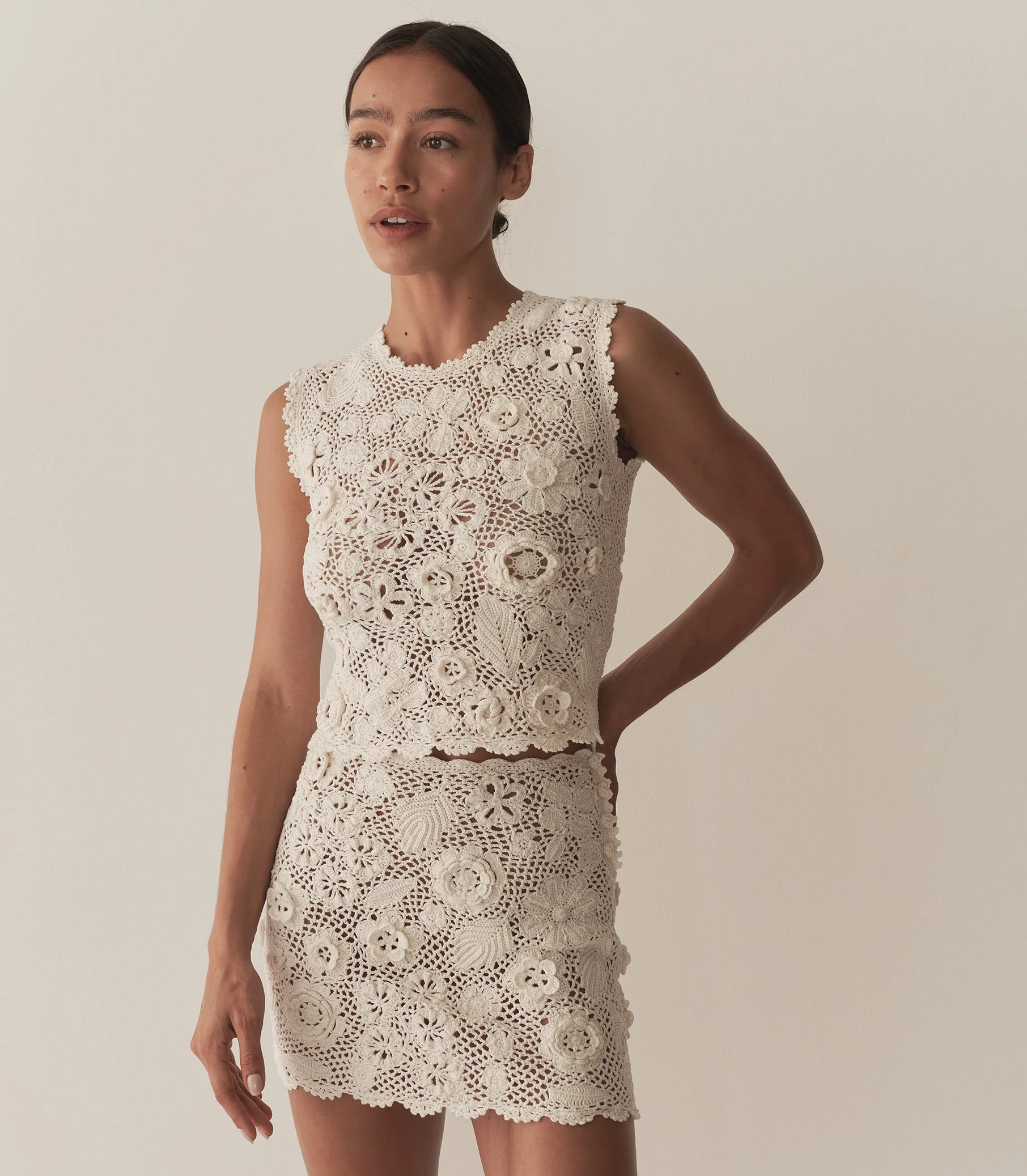 Marcia Top - Pearl | DÔEN | DOEN