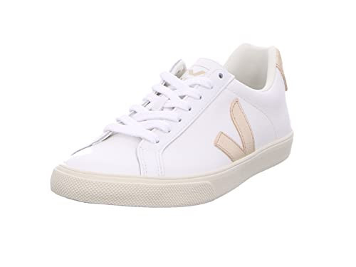 Veja Women's Esplar Logo Sneakers, Extra-White/Platine, 4 Medium US | Amazon (US)