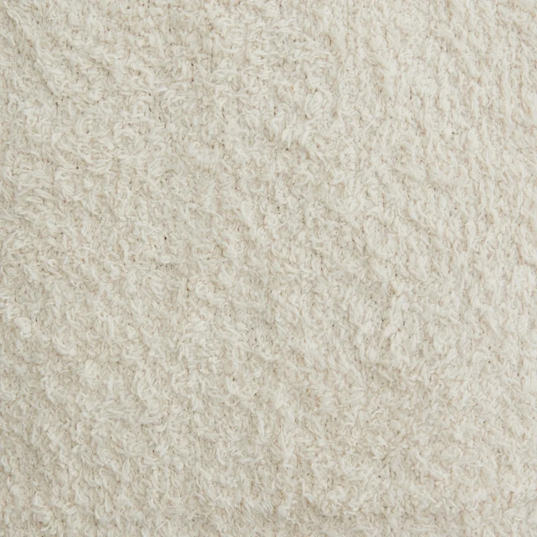 Better Homes & Gardens 20" x 20" Cozy Knit Decorative Pillow, Papyrus Beige, (1 Count), All Ages | Walmart (US)