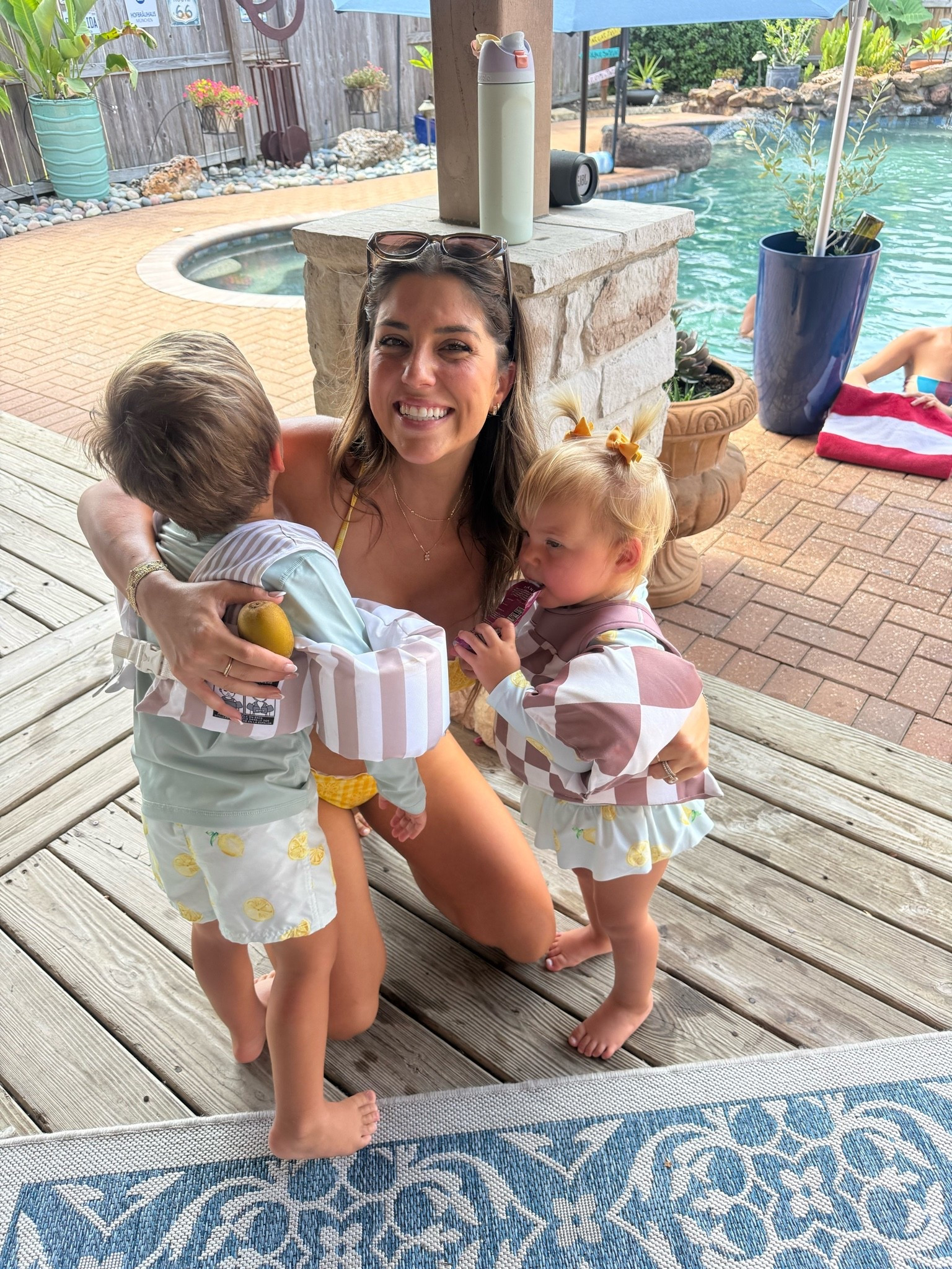 Pool day with my babies 🍋

#LTKmomlife #LTKdayinmylife #LTKKids